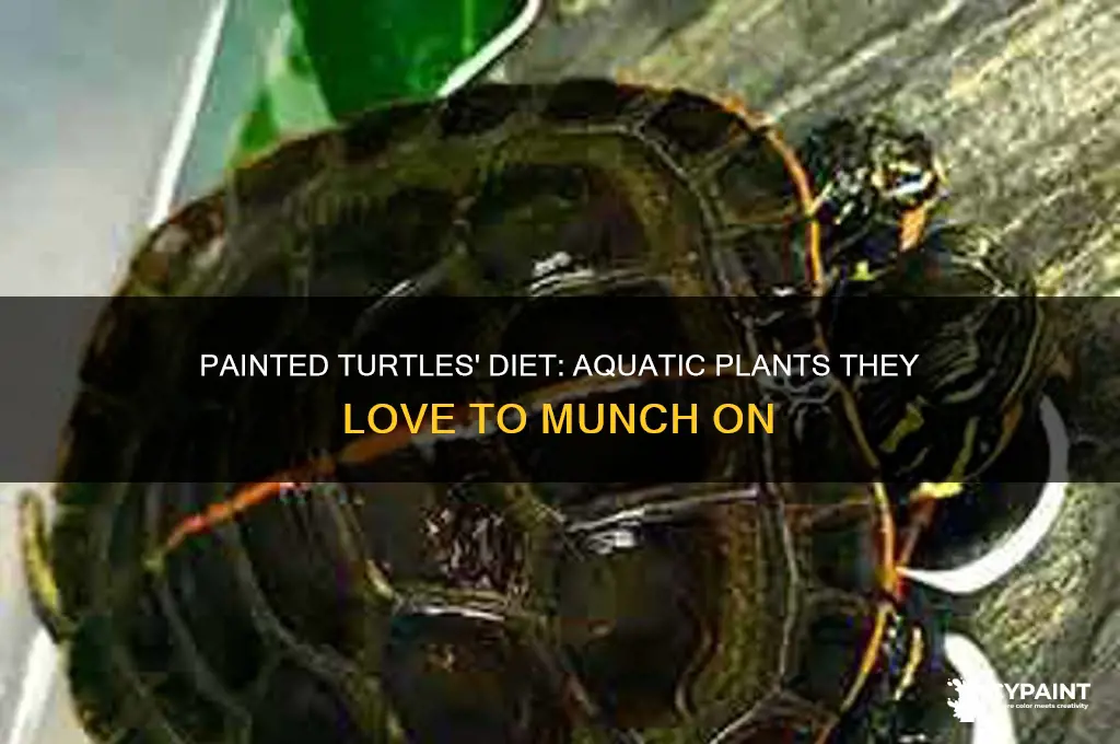 what type of plants do painted turtles eat