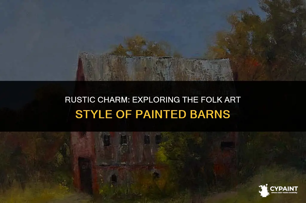 what type of style in art is a painted barn