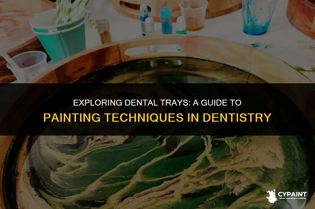 what type of tray do you paint on in dentistry