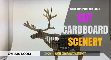 Best Paint Types for Laser-Cut Cardboard Scenery Projects: A Guide