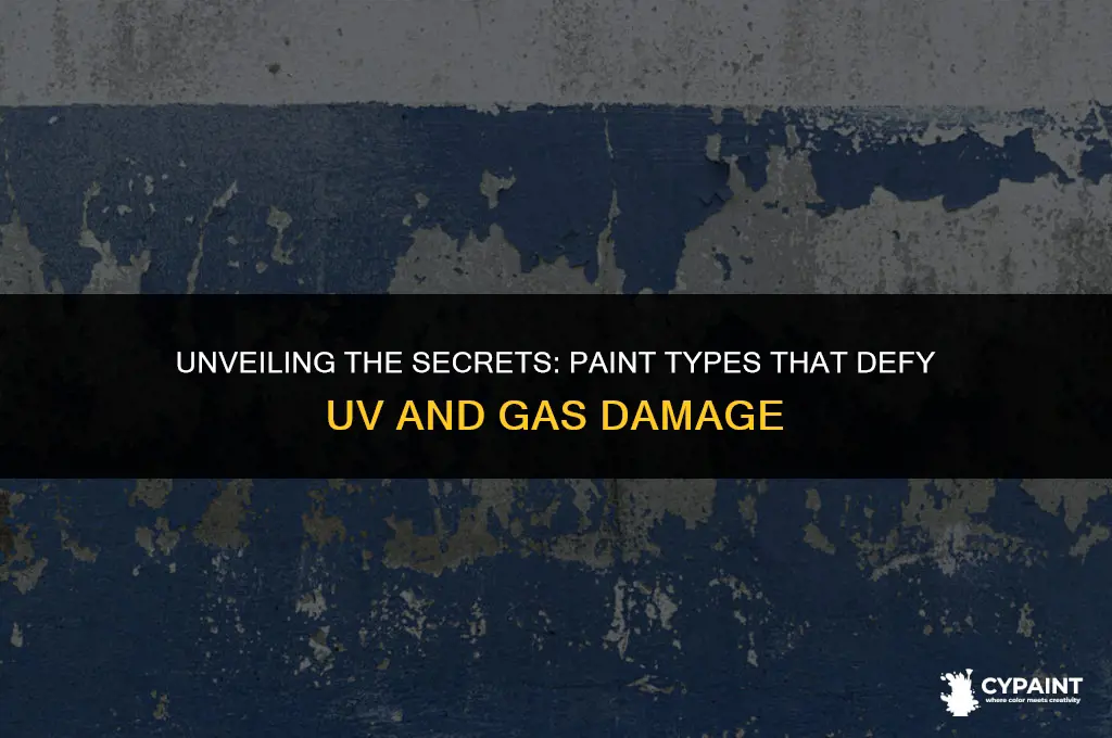 what type paint is most resistant to uv and gas