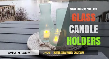 Best Paint Types for Decorating Glass Candle Holders