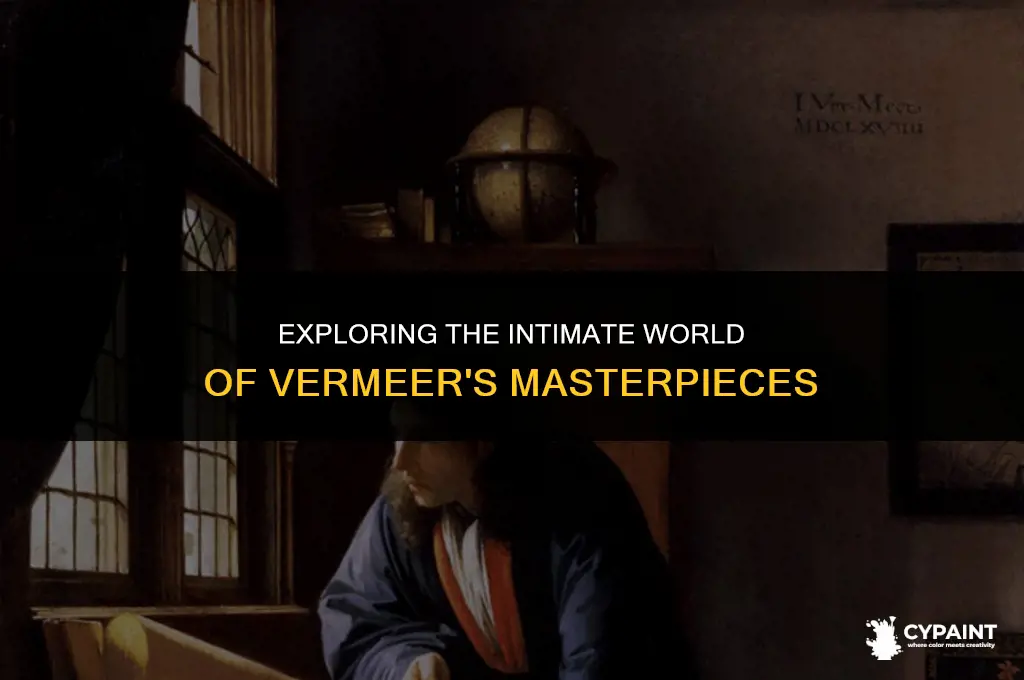 what types of scenes are typical in vermeer