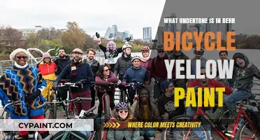 Unveiling the Hidden Undertone in Behr's Bicycle Yellow Paint
