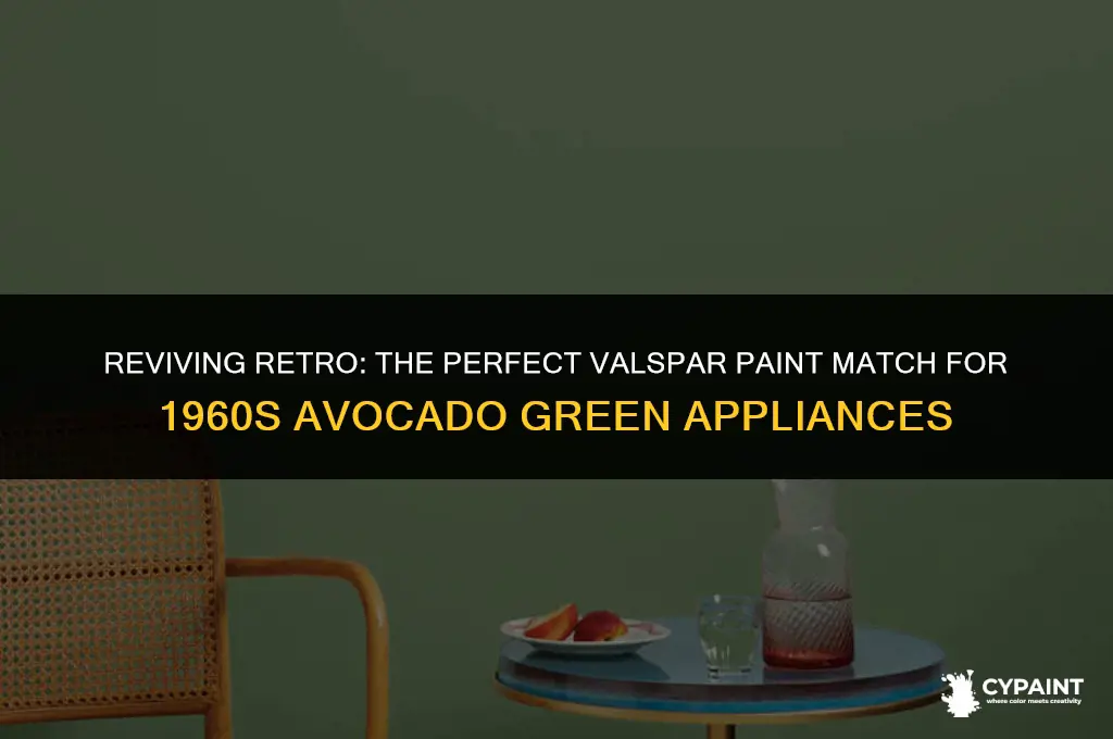 what valspar paint matches avocado green appliances from the sixties