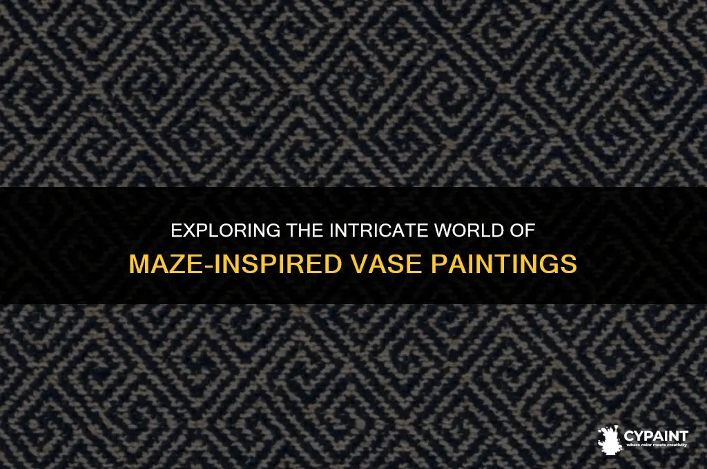 what vase painting style includes a meander or maze pattern