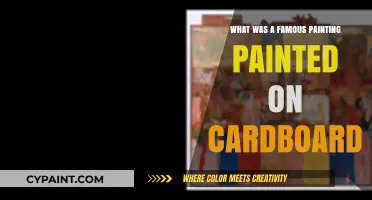 Famous Painting on Cardboard: Unveiling the Unexpected Canvas