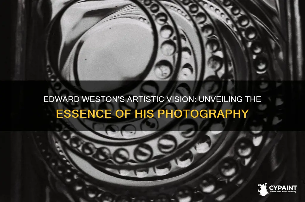 what was edward weston portraying in his paintings