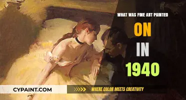 Exploring 1940s Fine Art: Surfaces and Materials Used in Painting