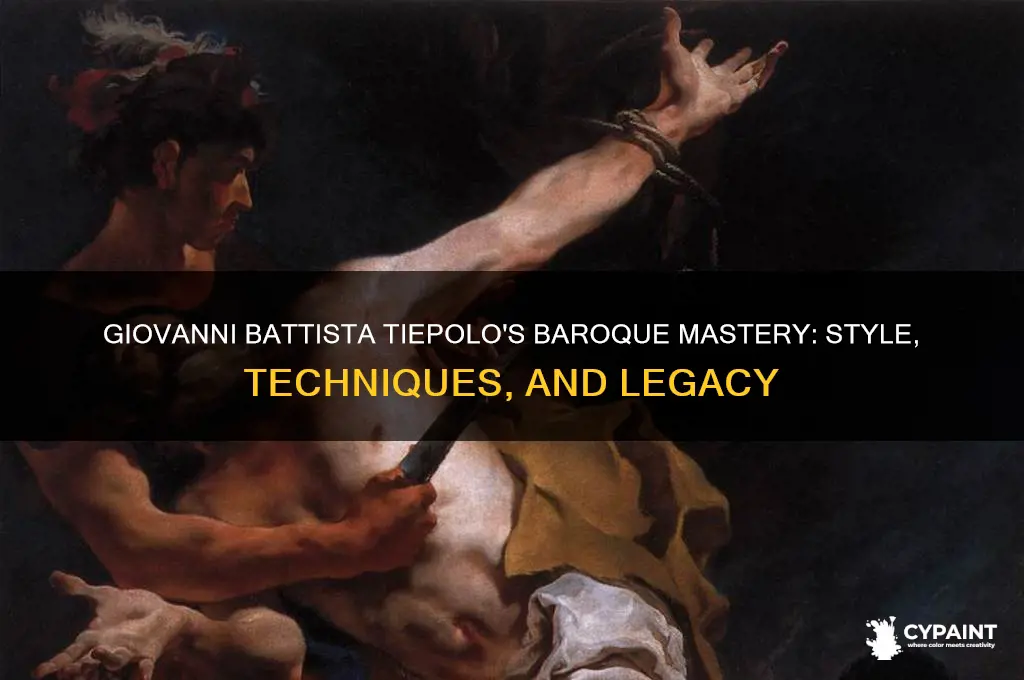 what was giovanni battista tiepolo style of painting