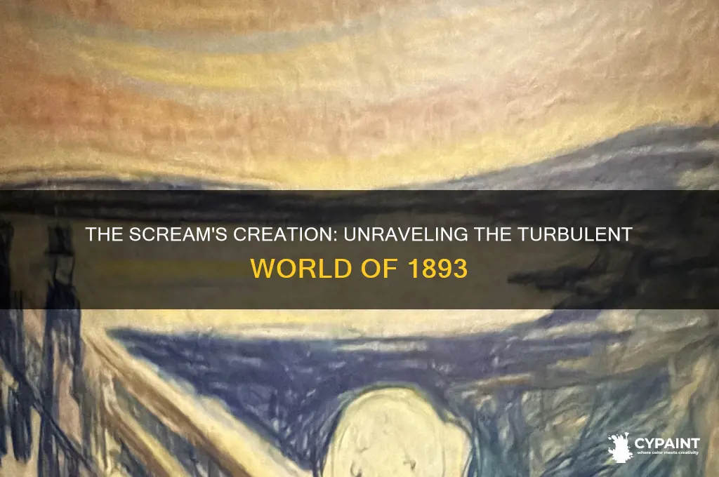 what was happening when the scream was painted