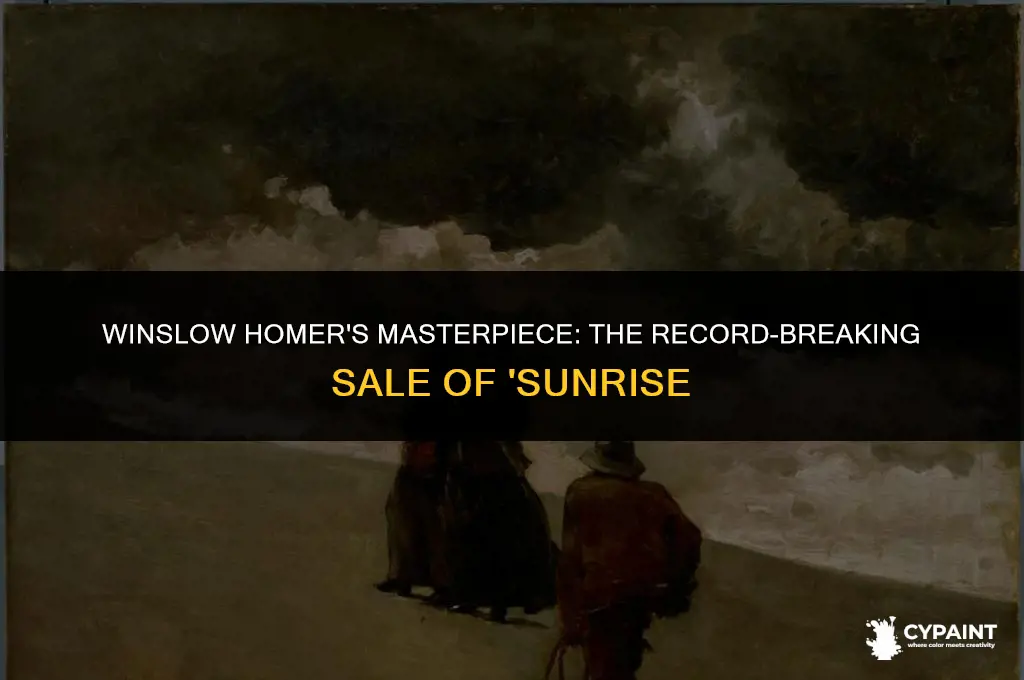 what was highest price for a painting of winslow homer