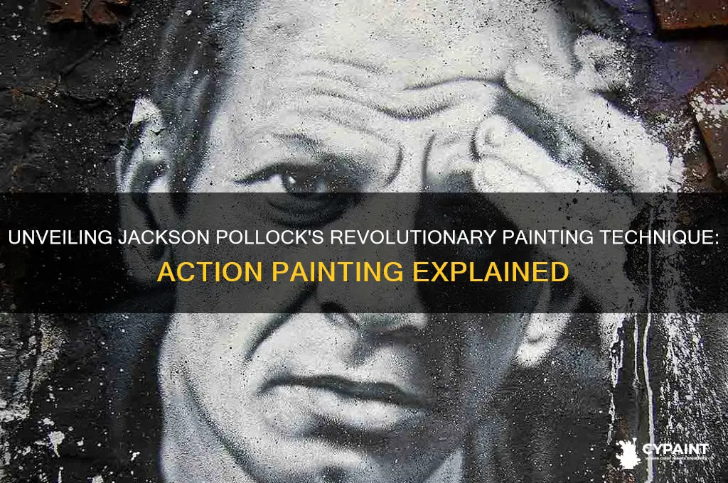 what was jackson pollocks process of painting called