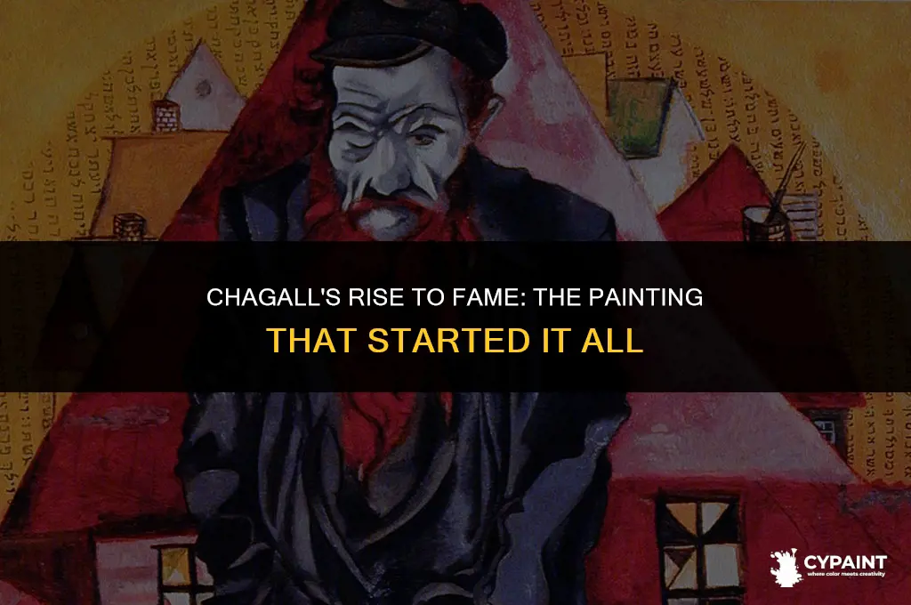 what was marc chagall first painting that made him famous