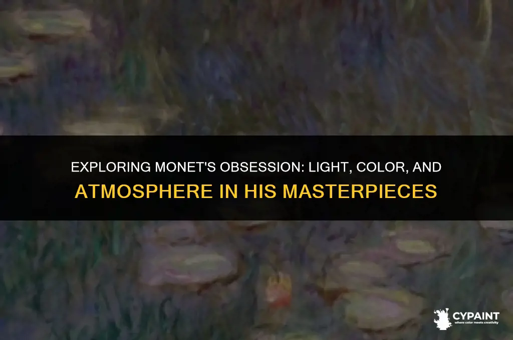 what was monet primarily interested in capturing in his paintings