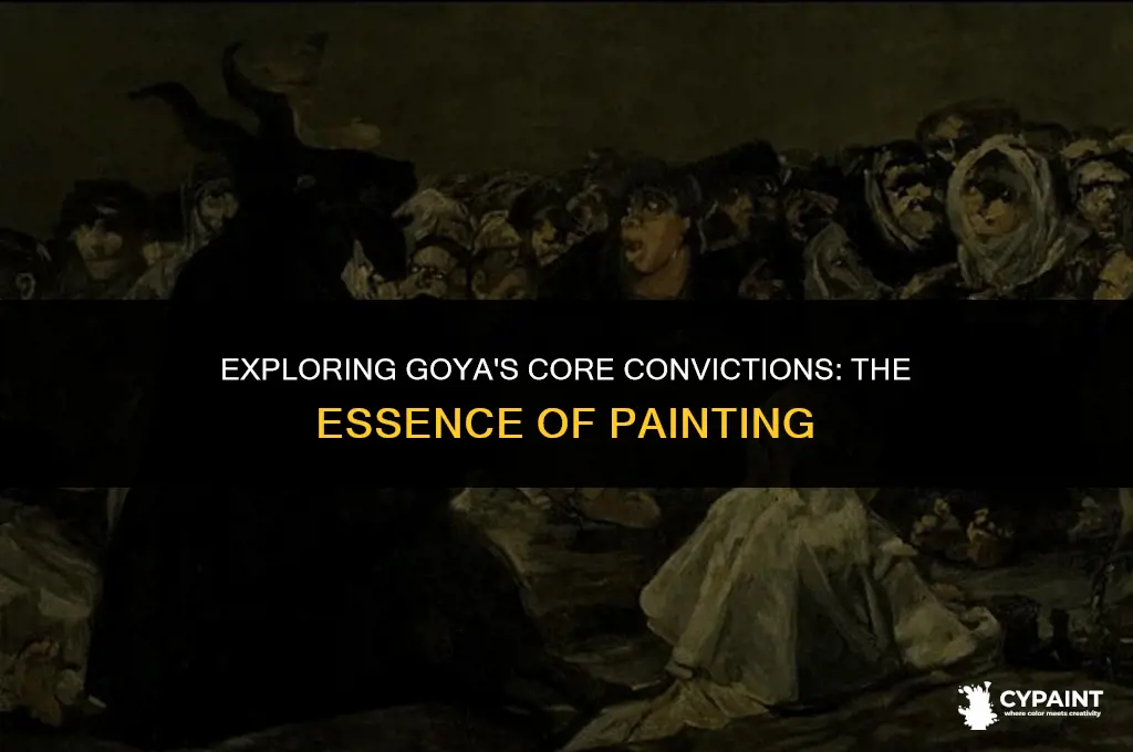 what was one of goya