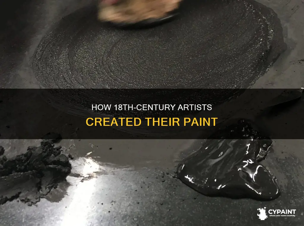 what was paint made of in the 18th century