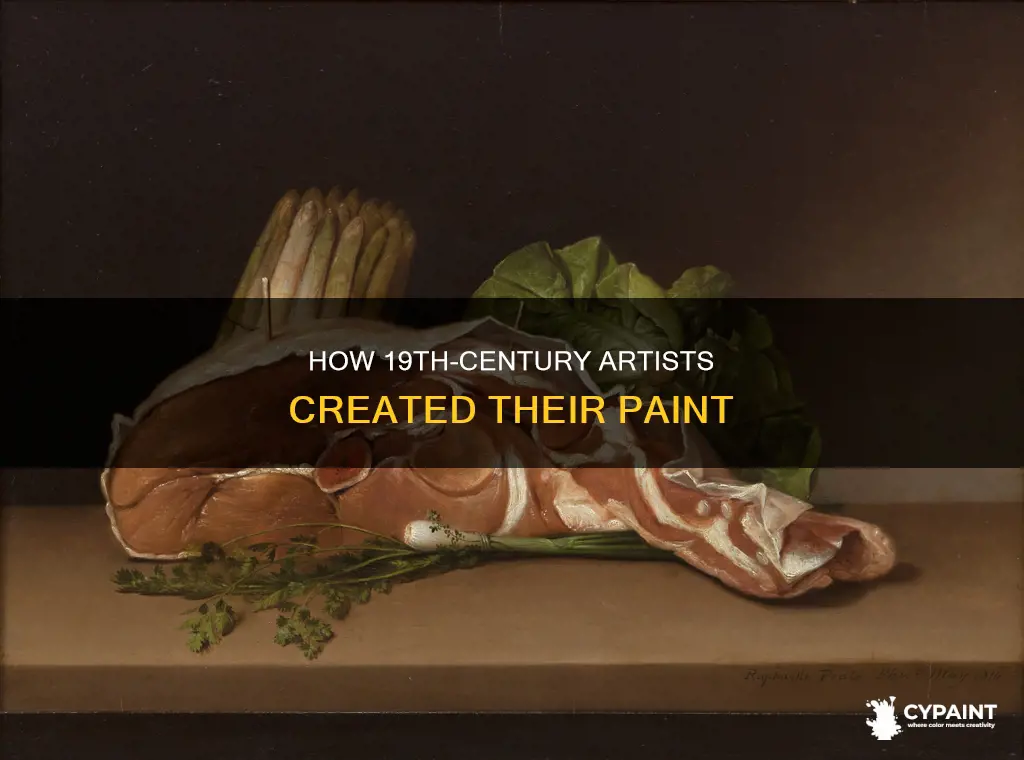 what was paint made of in the 19th century