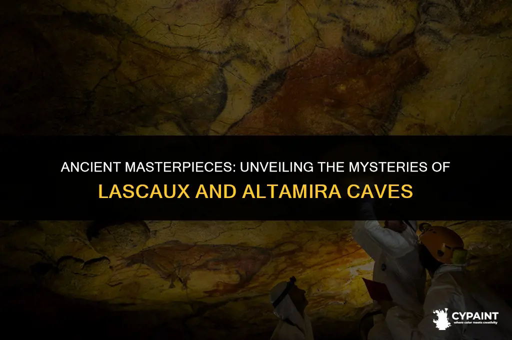 what was painted in the caves at lascaux and altamira