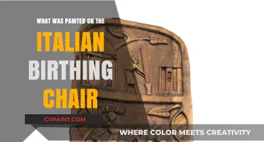 Unveiling the Art: Italian Birthing Chair's Painted Secrets Explored