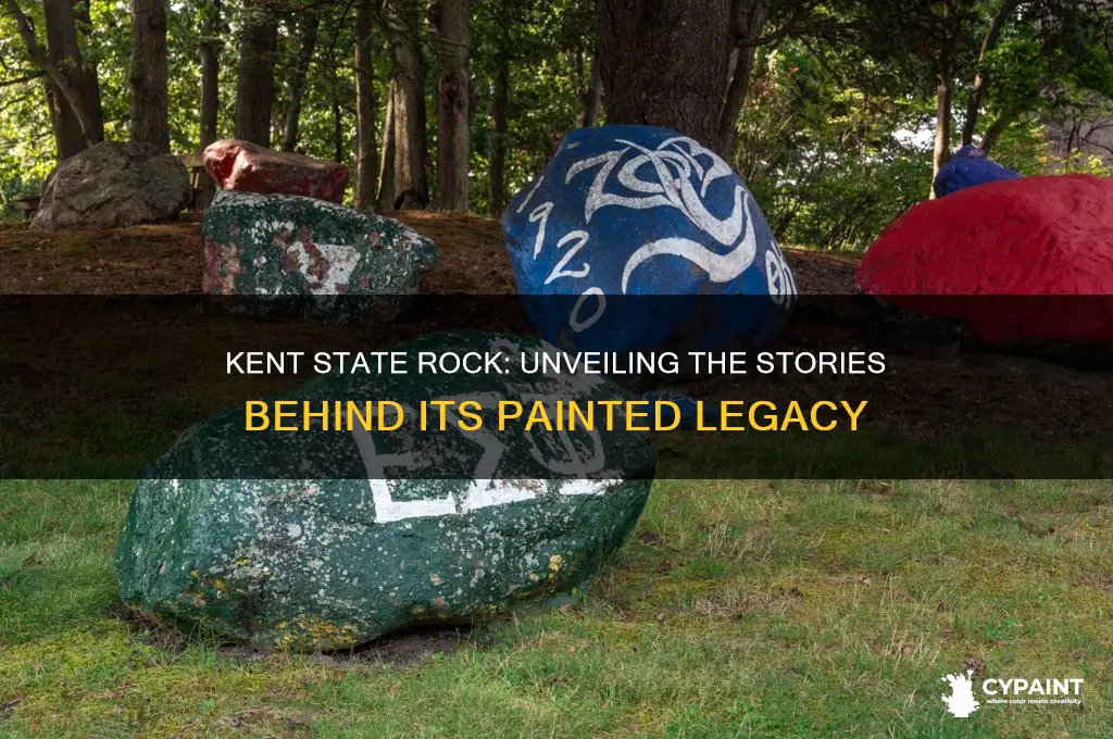 what was painted on the kent state rock