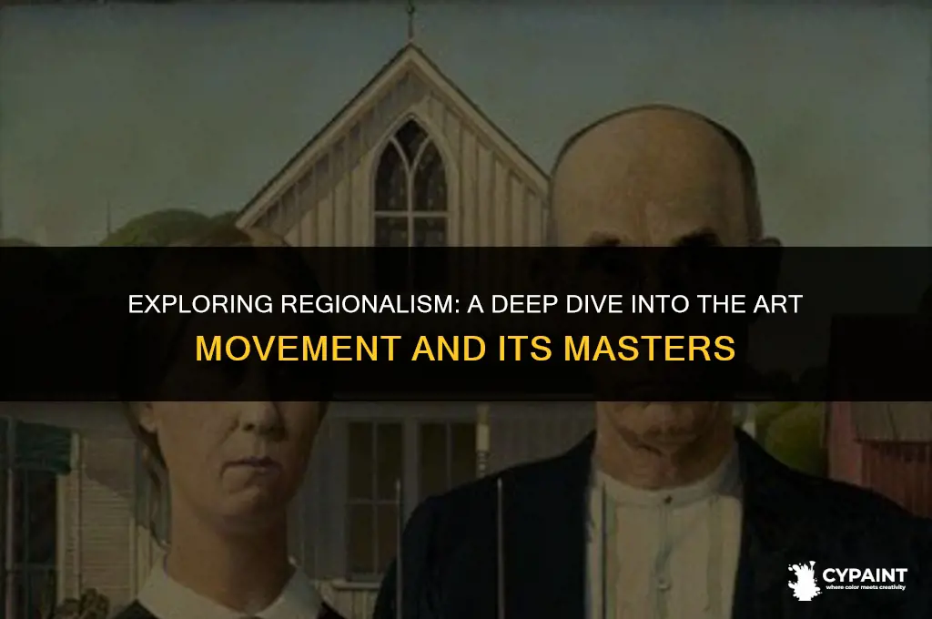 what was regionalism and which artists painted in this style