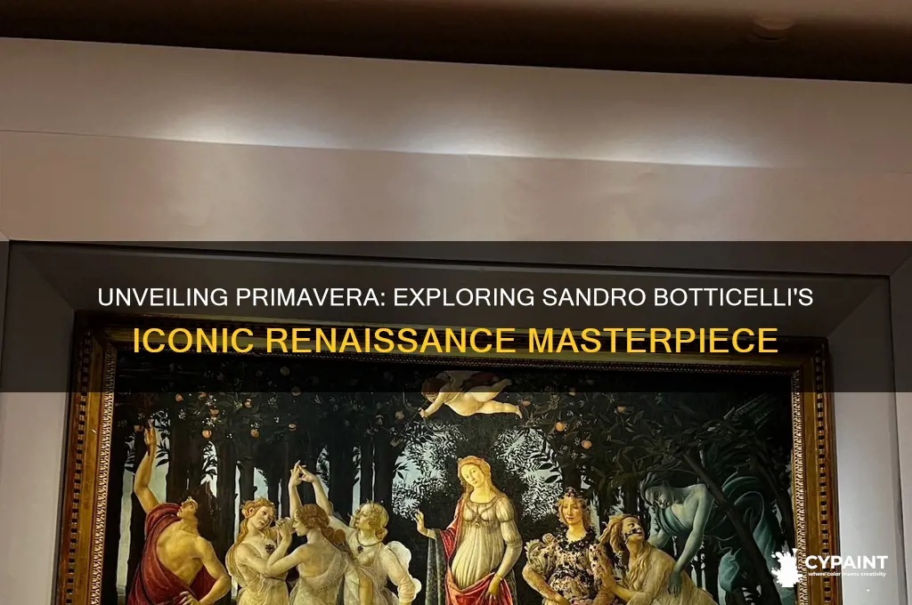what was sandro botticellis painting of primaera about