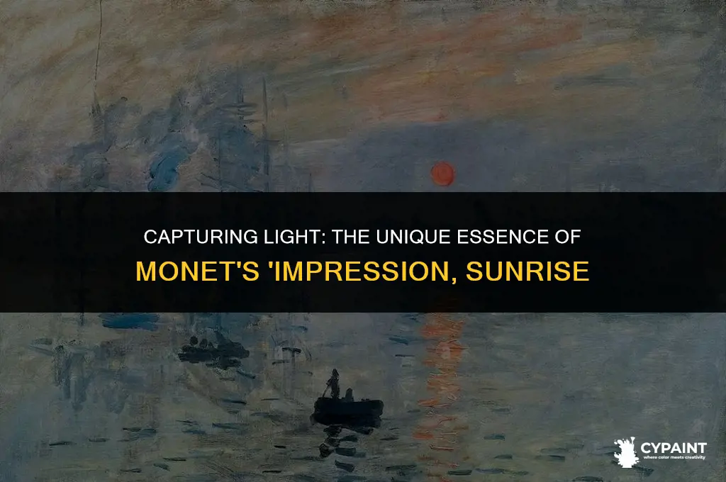 what was so different about monet