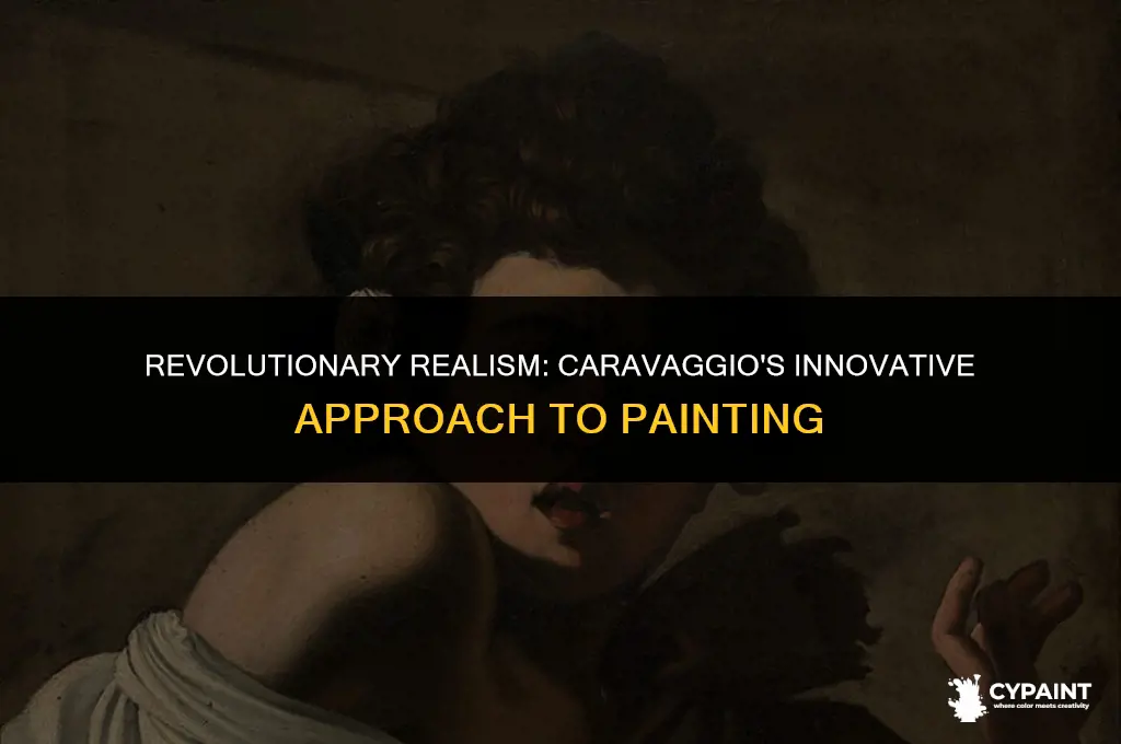 what was the characteristic innovation in the painting of caravaggio