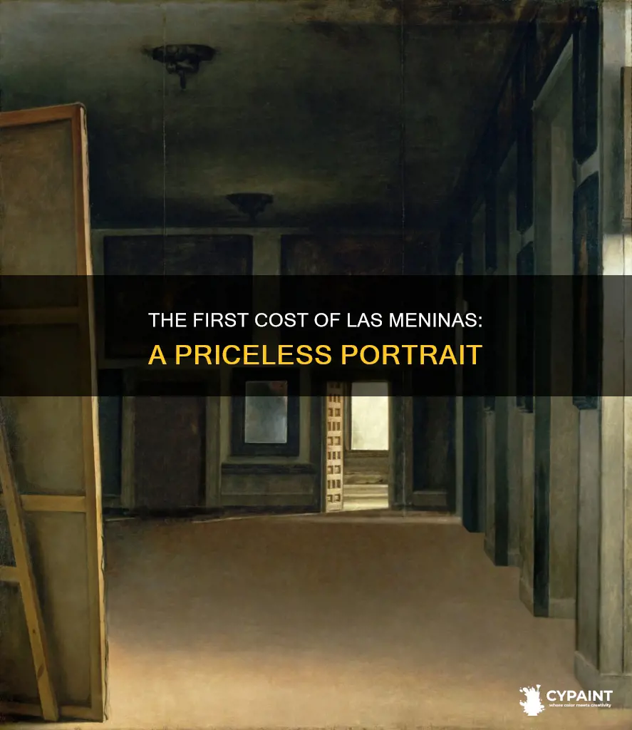 what was the first cost for painting las meninas