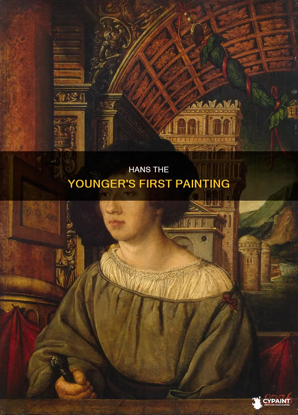 what was the first painting hans the younger made