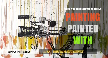 The Freedom of Speech Painting: A Masterful Oil-Based Creation