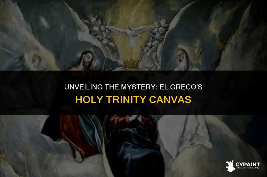what was the holy trinity by el greco painted on