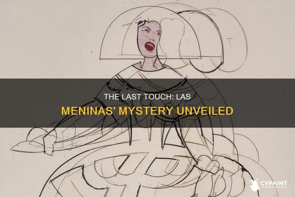what was the last thing painted in las meninas
