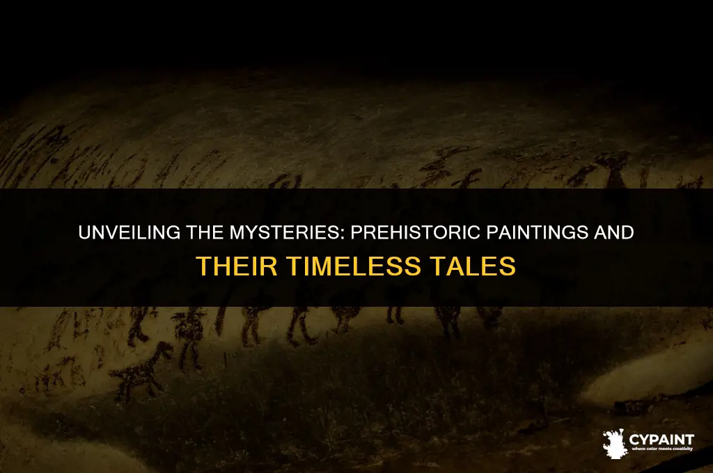 what was the main subject matter of the prehistoric paintings