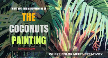 Unveiling the Dimensions: The Coconut Painting's Size Explored