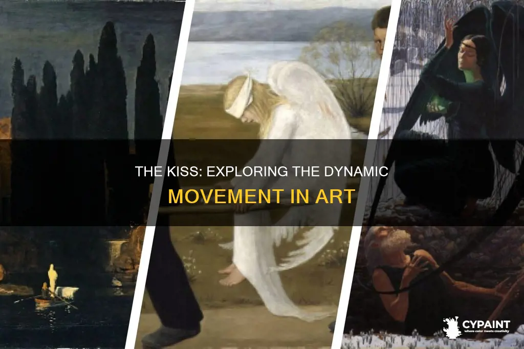 what was the movement of the painting the kiss