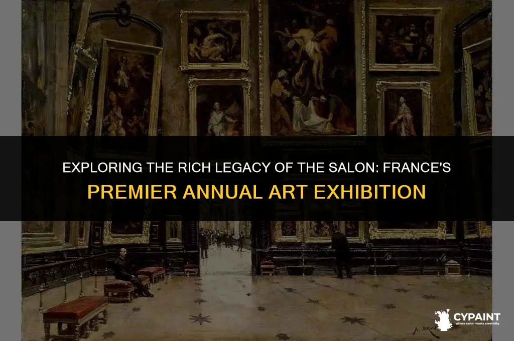 what was the official annual exhibition of french painting called