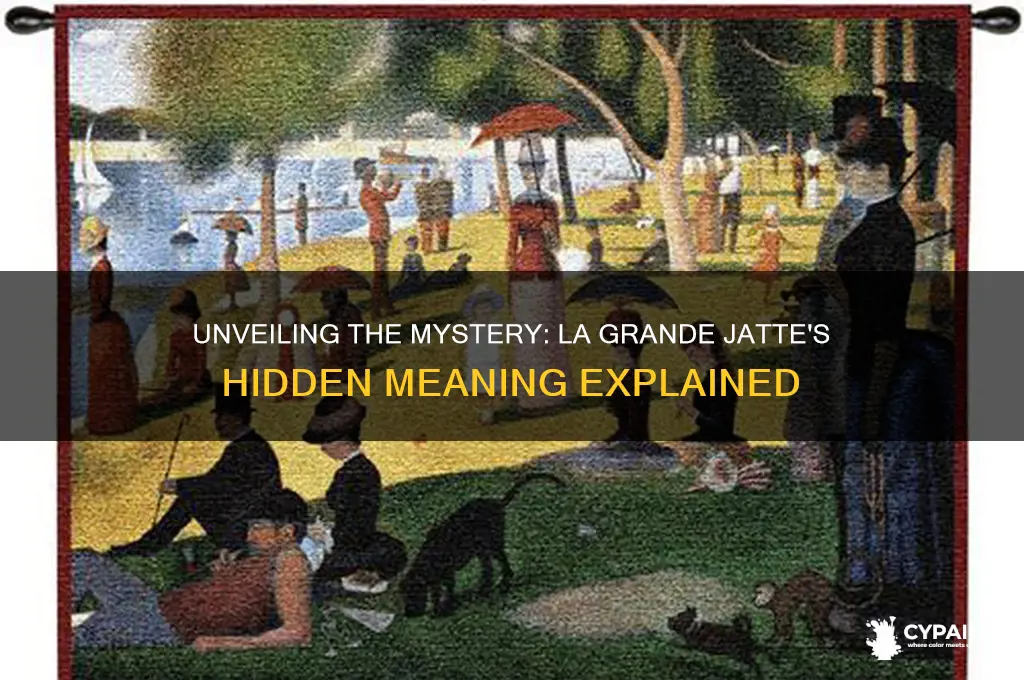 what was the painting la grande jatte about