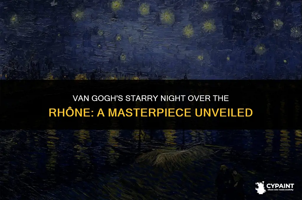 what was the painting the starry over rhone famous for