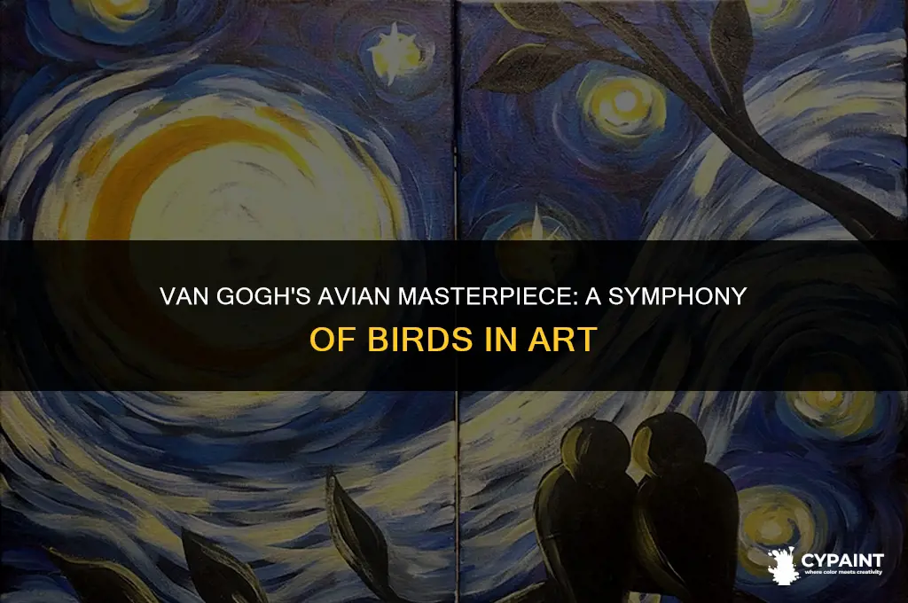what was the painting van gogh did with the birds