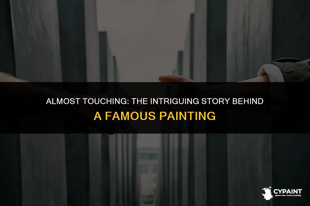 what was the painting with two hands about to touch