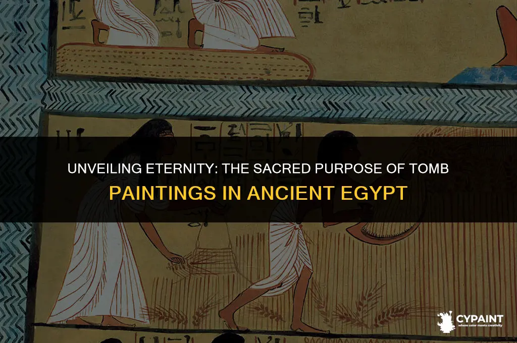 what was the purpose of tomb painting in ancient egypt