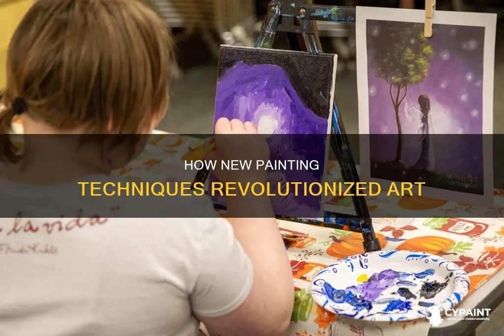 what was the significance of the new painting techniques