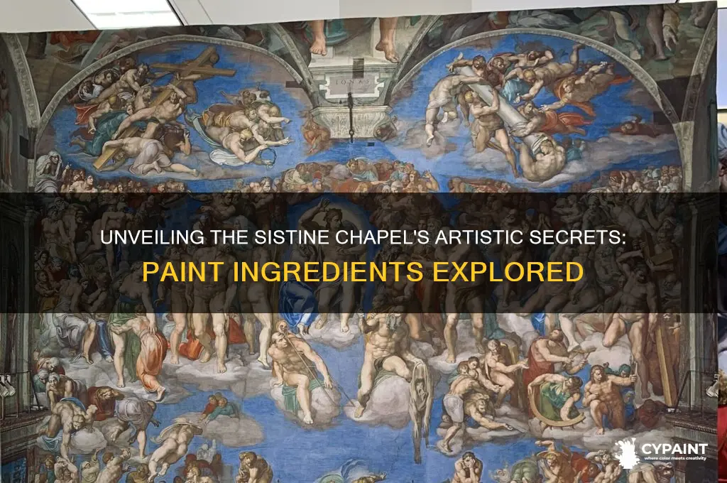 what was the sistine chapel painted with i