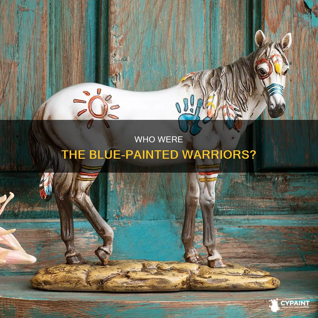 what was the tribe who painted themselves blue called