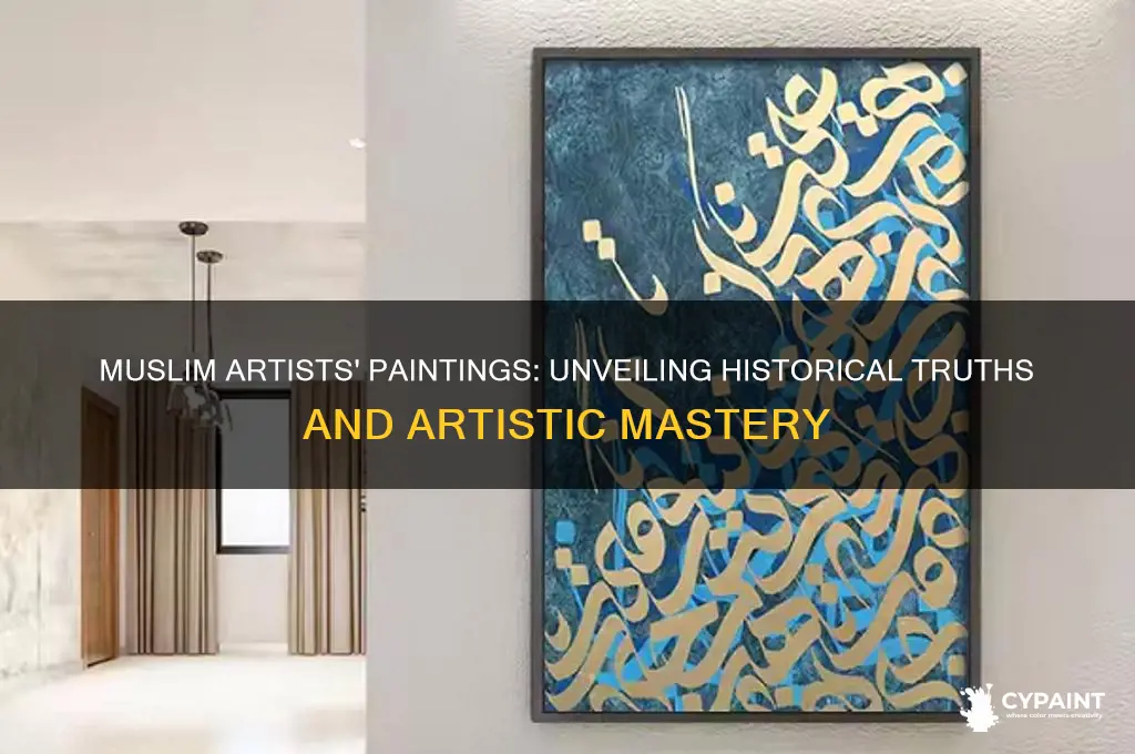 what was true about paintings by muslim artists