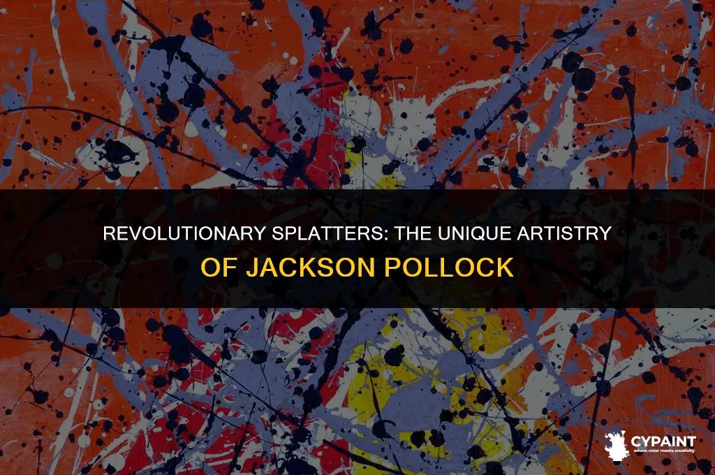 what was unique about jackson pollock