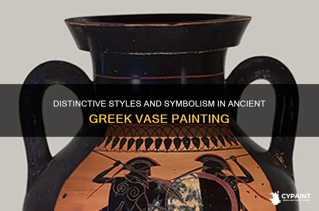 what was unique about vase painting in greece