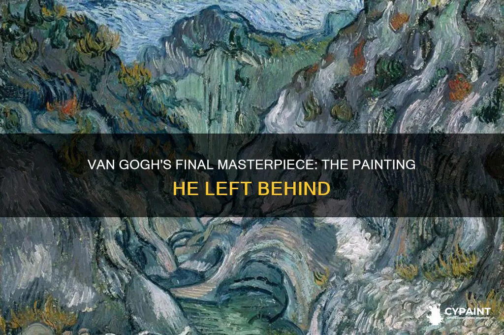 what was van gogh painting when he died